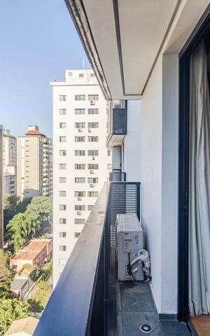 Studio à venda com 26m², 1 quarto e 1 vagaVaranda