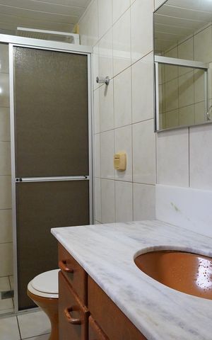 Apartamento para alugar com 133m², 3 quartos e 1 vagaBanheiro da Suíte