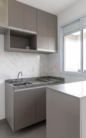 Apartamento à venda com 40m², 1 quarto e 1 vaga Apartamento à venda com 40m², 1 quarto e 1 vagaCozinha