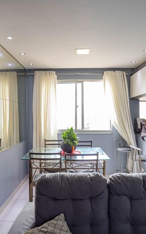 Apartamento para alugar com 44m², 2 quartos e 1 vaga Apartamento para alugar com 44m², 2 quartos e 1 vagaSala