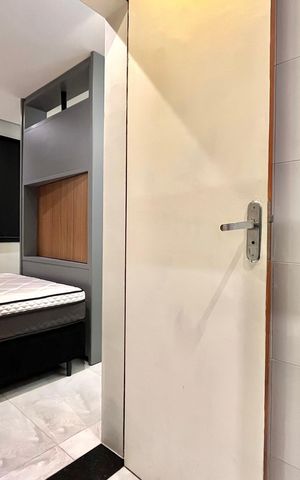 Studio à venda com 28m², 1 quarto e sem vaga Studio à venda com 28m², 1 quarto e sem vagaBanheiro