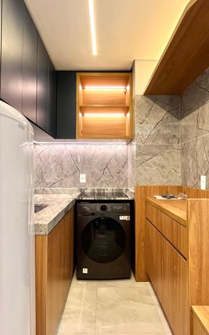 Studio à venda com 28m², 1 quarto e sem vaga Studio à venda com 28m², 1 quarto e sem vagaCozinha