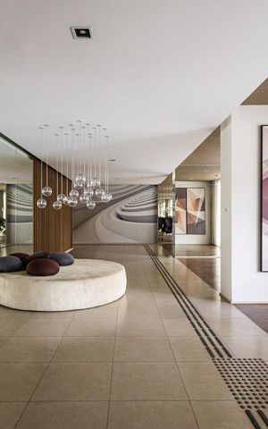 Apartamento à venda com 106m², 1 quarto e 3 vagasHall social