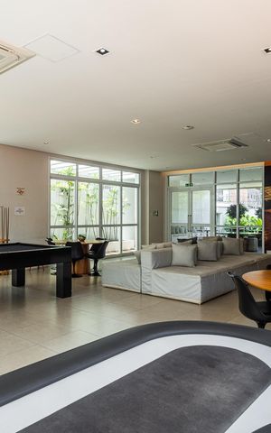 Apartamento à venda com 106m², 1 quarto e 3 vagasÁrea comum - Salão de jogos