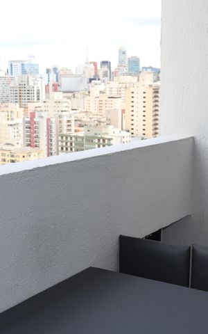 Studio à venda com 24m², 1 quarto e sem vagaVaranda