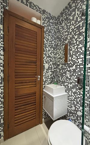 Apartamento para alugar com 30m², 1 quarto e sem vaga Apartamento para alugar com 30m², 1 quarto e sem vagaBanheiro social