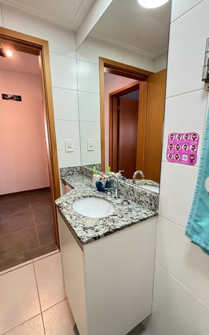 Apartamento à venda com 97m², 3 quartos e 2 vagasBanheiro