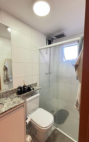 Apartamento à venda com 97m², 3 quartos e 2 vagasBanheiro da Suíte