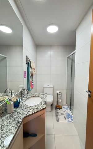 Apartamento à venda com 97m², 3 quartos e 2 vagasBanheiro