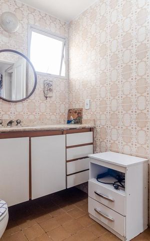 Apartamento à venda com 115m², 3 quartos e 2 vagasBanheiro Social