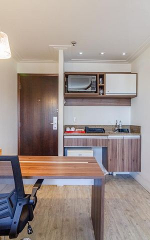 Studio à venda com 30m², 1 quarto e 1 vagaStudio