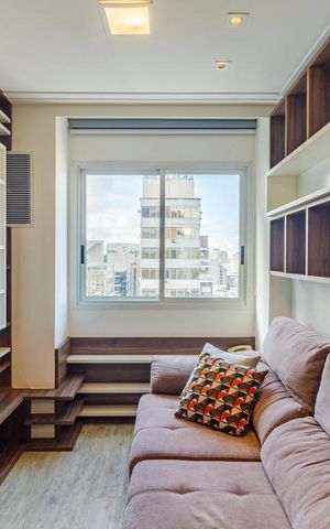 Studio à venda com 30m², 1 quarto e 1 vagaStudio