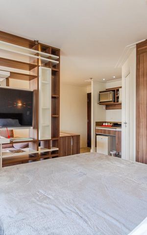 Studio à venda com 30m², 1 quarto e 1 vagaStudio