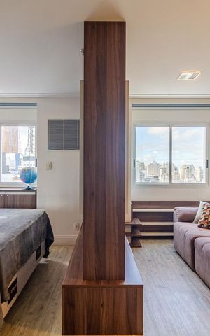 Studio à venda com 30m², 1 quarto e 1 vagaStudio