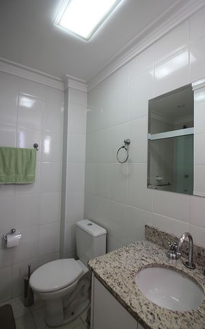 Apartamento à venda com 80m², 2 quartos e 1 vagaBanheiro da Suíte 1
