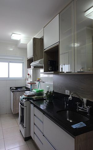 Apartamento à venda com 80m², 2 quartos e 1 vagaCozinha e Área de Serviço