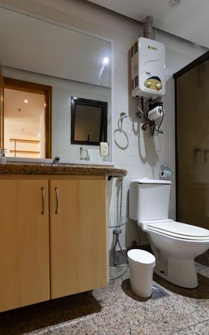 Apartamento à venda com 45m², 1 quarto e 1 vagaBanheiro Social