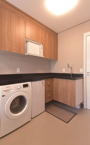 Studio para alugar com 25m², 1 quarto e sem vagaCozinha - Lavanderia 