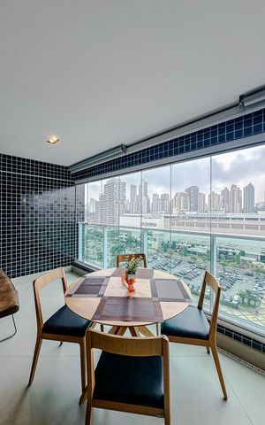 Apartamento para alugar com 55m², 1 quarto e 2 vagasVaranda