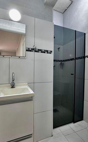 Studio para alugar com 22m², 1 quarto e sem vaga Studio para alugar com 22m², 1 quarto e sem vagaBanheiro