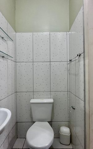 Studio para alugar com 30m², 1 quarto e sem vaga Studio para alugar com 30m², 1 quarto e sem vagaBanheiro