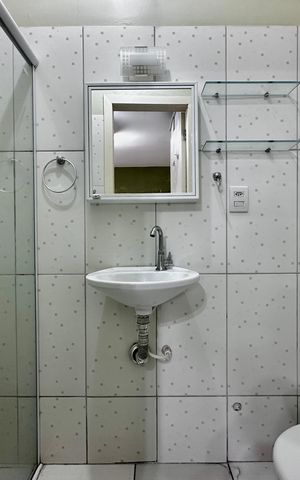 Studio para alugar com 30m², 1 quarto e sem vaga Studio para alugar com 30m², 1 quarto e sem vagaBanheiro