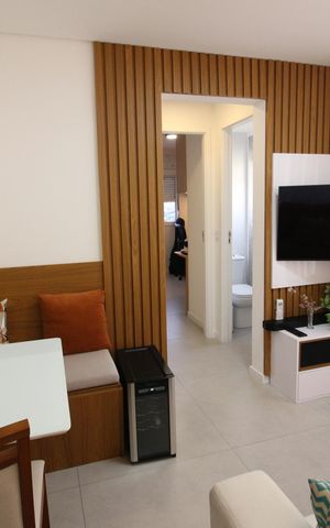 Apartamento à venda com 45m², 2 quartos e 1 vagaSala