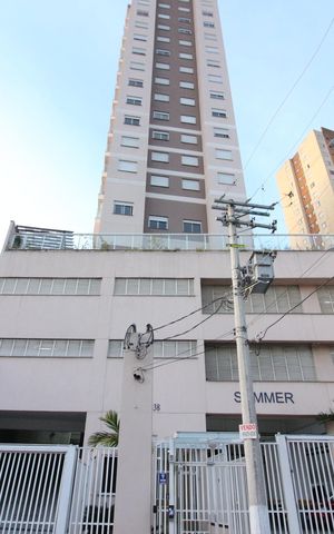 Apartamento à venda com 45m², 2 quartos e 1 vagaFachada e portaria