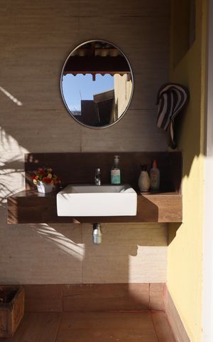 Casa para alugar com 430m², 6 quartos e 4 vagasBanheiro área gourmet
