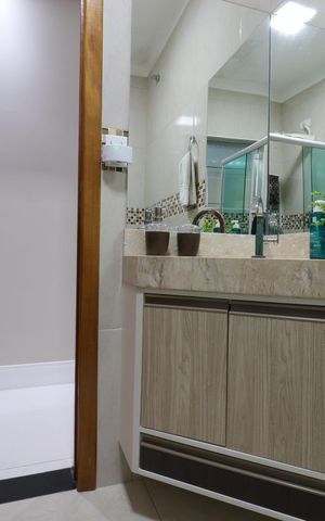 Casa à venda com 145m², 2 quartos e 2 vagasBanheiro Social
