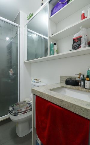 Apartamento à venda com 56m², 2 quartos e 1 vagaBanheiro da Suíte