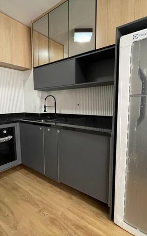 Studio para alugar com 31m², 1 quarto e 1 vaga Studio para alugar com 31m², 1 quarto e 1 vagaCozinha