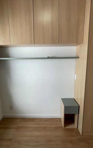 Studio para alugar com 31m², 1 quarto e 1 vaga Studio para alugar com 31m², 1 quarto e 1 vagaQuarto
