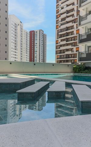 Studio para alugar com 25m², 1 quarto e 1 vaga Studio para alugar com 25m², 1 quarto e 1 vagaÁrea comum - Piscina