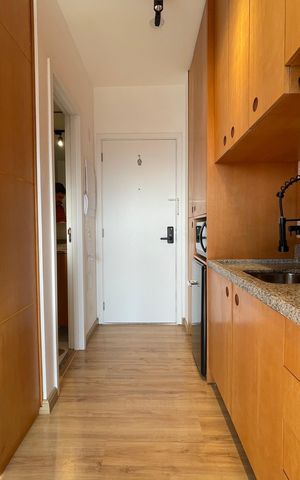 Studio para alugar com 25m², 1 quarto e 1 vaga Studio para alugar com 25m², 1 quarto e 1 vagaCozinha