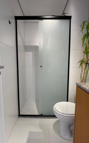 Studio para alugar com 25m², 1 quarto e 1 vaga Studio para alugar com 25m², 1 quarto e 1 vagaBanheiro