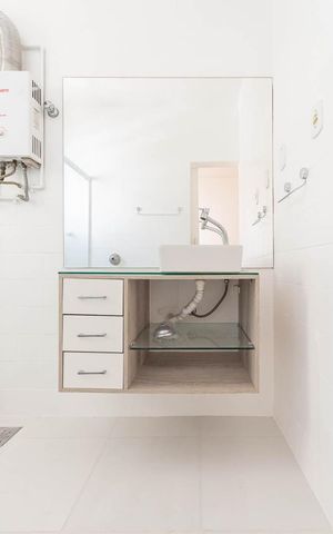 Apartamento para alugar com 90m², 3 quartos e sem vagaBanheiro da Suíte