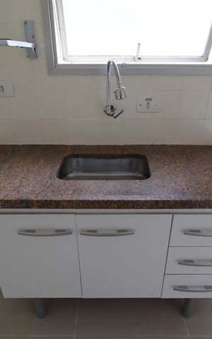 Apartamento à venda com 37m², 1 quarto e 1 vagaCozinha e Área de Serviço