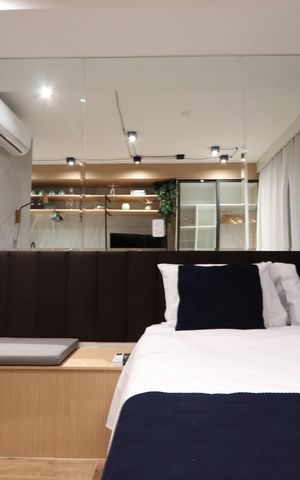 Studio à venda com 26m², 1 quarto e sem vagaStudio - ambiente quarto