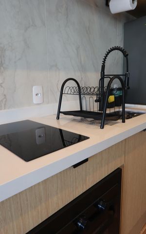 Studio à venda com 26m², 1 quarto e sem vagaStudio - ambiente cozinha