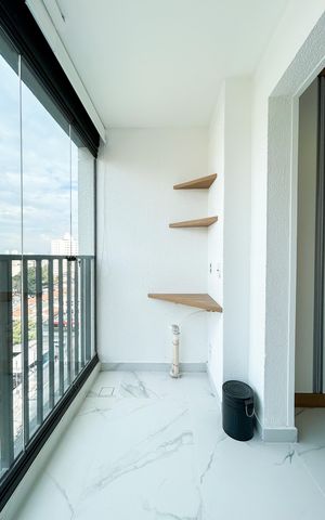 Apartamento para alugar com 30m², 1 quarto e sem vaga Apartamento para alugar com 30m², 1 quarto e sem vagaVaranda
