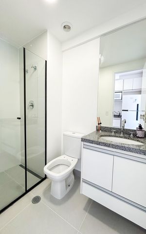 Apartamento para alugar com 30m², 1 quarto e sem vaga Apartamento para alugar com 30m², 1 quarto e sem vagaBanheiro