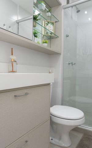 Apartamento à venda com 62m², 2 quartos e 1 vaga Apartamento à venda com 62m², 2 quartos e 1 vagaBanheiro Suíte 2