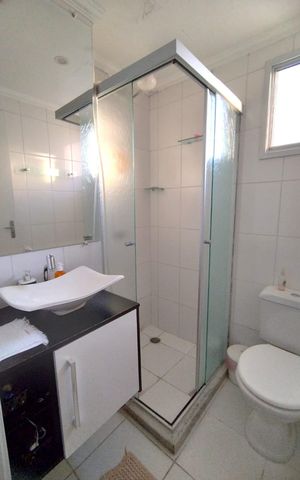 Apartamento à venda com 48m², 2 quartos e 1 vaga Apartamento à venda com 48m², 2 quartos e 1 vagaBanheiro