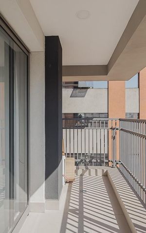 Studio para alugar com 26m², 1 quarto e sem vagaVaranda