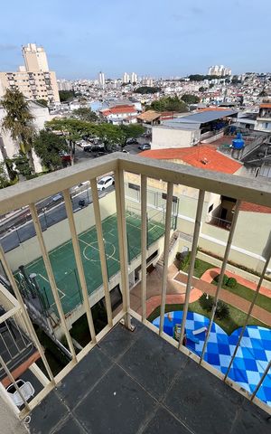 Apartamento para alugar com 37m², 1 quarto e 1 vagaVaranda do Quarto
