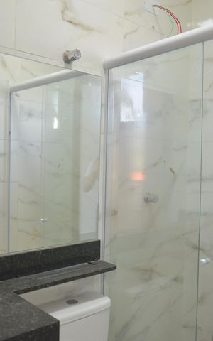 Casa à venda com 114m², 2 quartos e 3 vagasBanheiro da Suíte 1