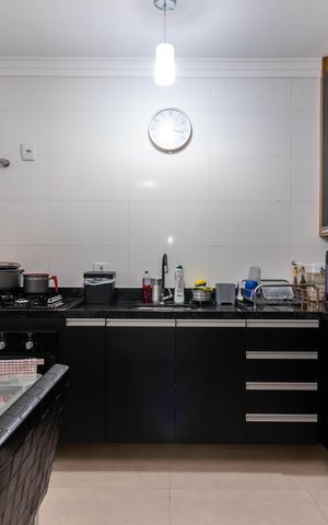 Casa de condomínio à venda com 65m², 2 quartos e 1 vaga Casa de condomínio à venda com 65m², 2 quartos e 1 vagaCozinha e Sala de Jantar