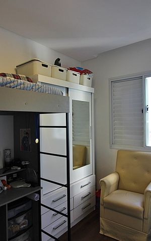Apartamento à venda com 102m², 3 quartos e 2 vagasQuarto 1
