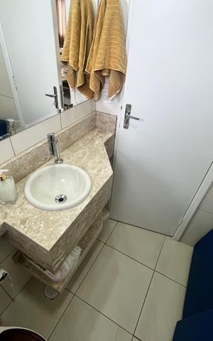 Casa de condomínio à venda com 120m², 3 quartos e 2 vagasLavabo